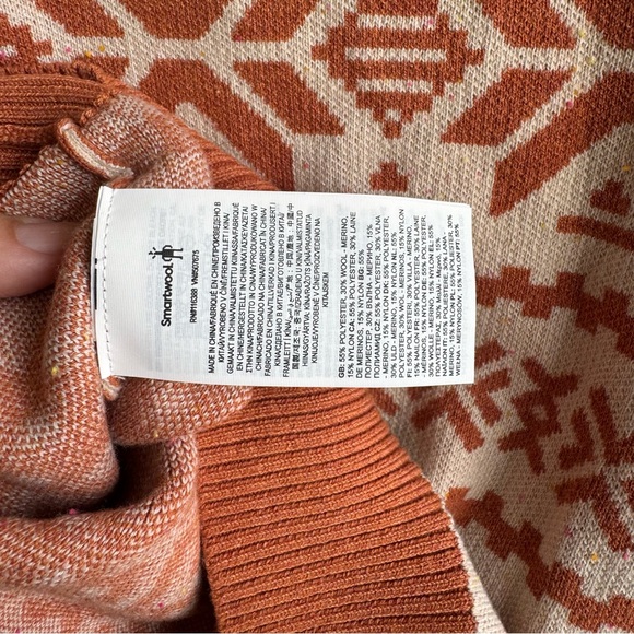 NWOT Smartwool Edgewood Heritage Crew Sweater size XS - Picture 7 of 10